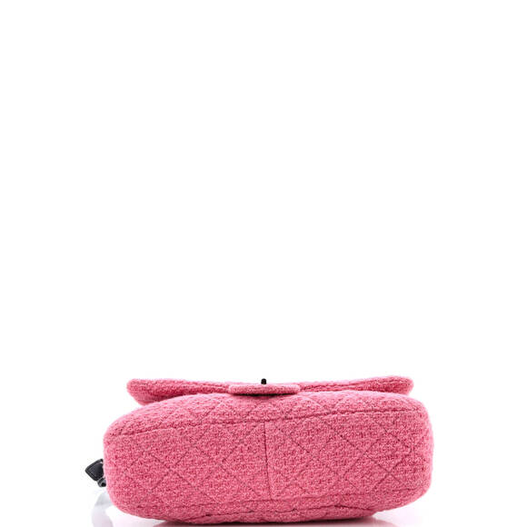 Chanel Large Easy Reissue Messenger Flap Bag Quilted Tweed - Picture 4 of 5